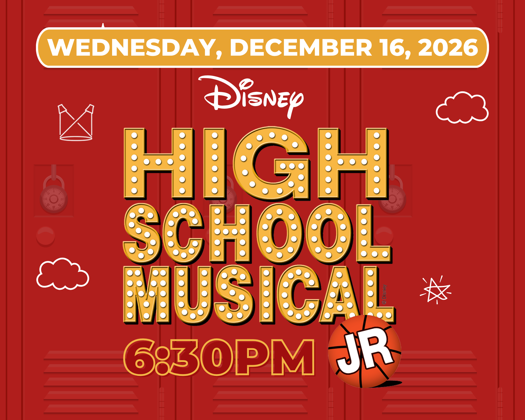 High School Musical Jr. — Wednesday, December 16 poster